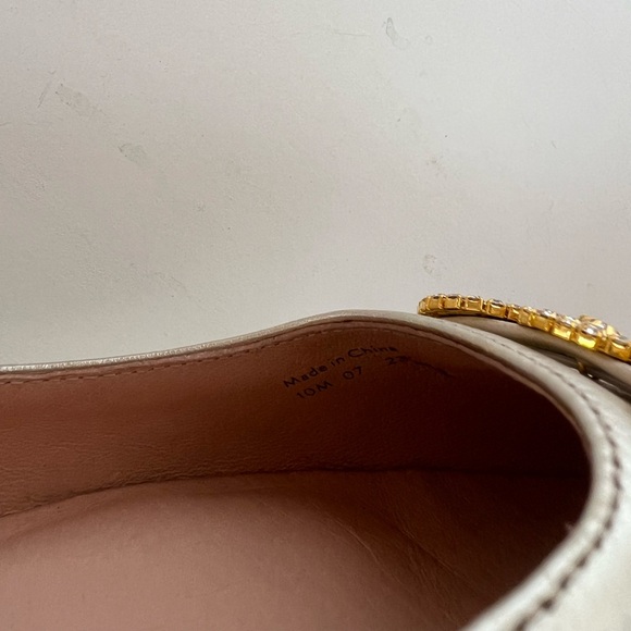 Jack Rogers Metallic Rhinestone Pointed Ballet Flat, size 10 - Picture 13 of 13